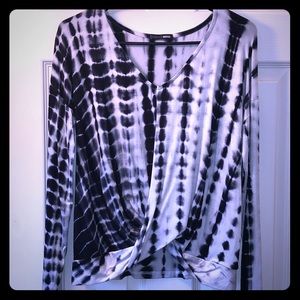 Tie dye long sleeve top